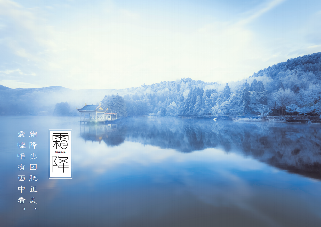 二十四节气字体海报