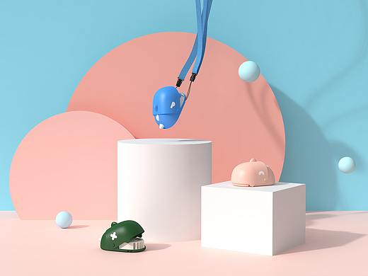 bcase-恐龙挂脖风扇