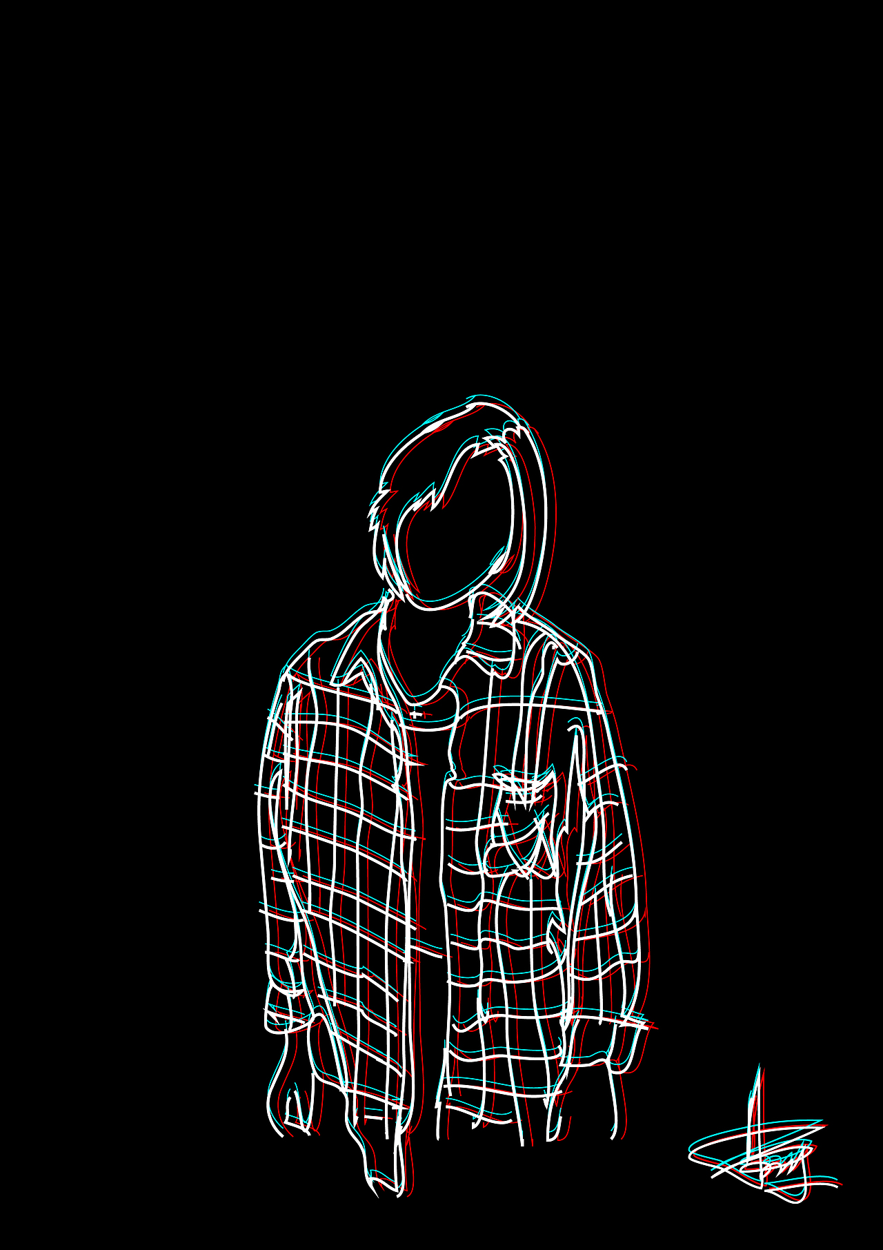 【抖音风 人物插画】（图ZMTE2MDUyNTM2） - 新锐潮流插画 - 站酷设计师木木歪歪原创素材 - 站酷ZCOOL