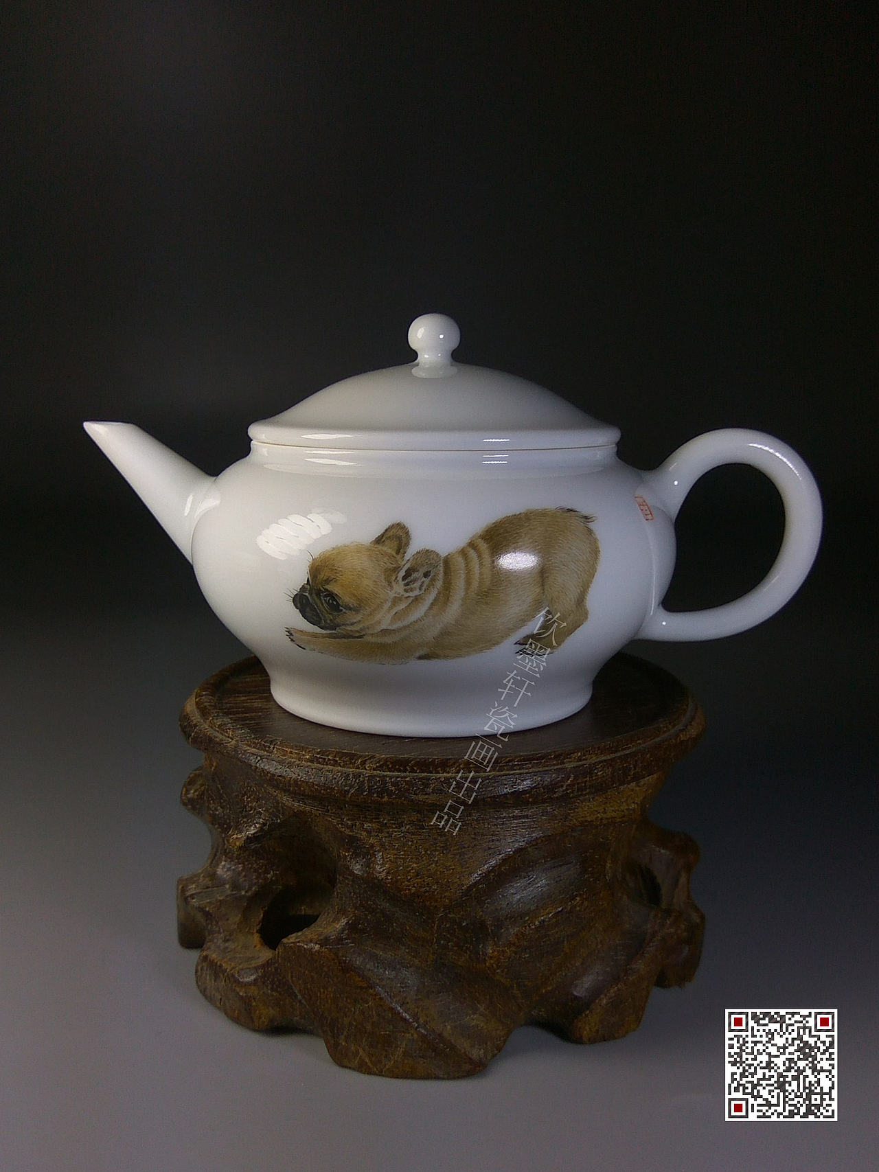 已售，接受定制（图ZMTEwMDE5MTQw） - 工艺品设计 - 站酷设计师饮墨轩瓷画工作室原创素材 - 站酷ZCOOL