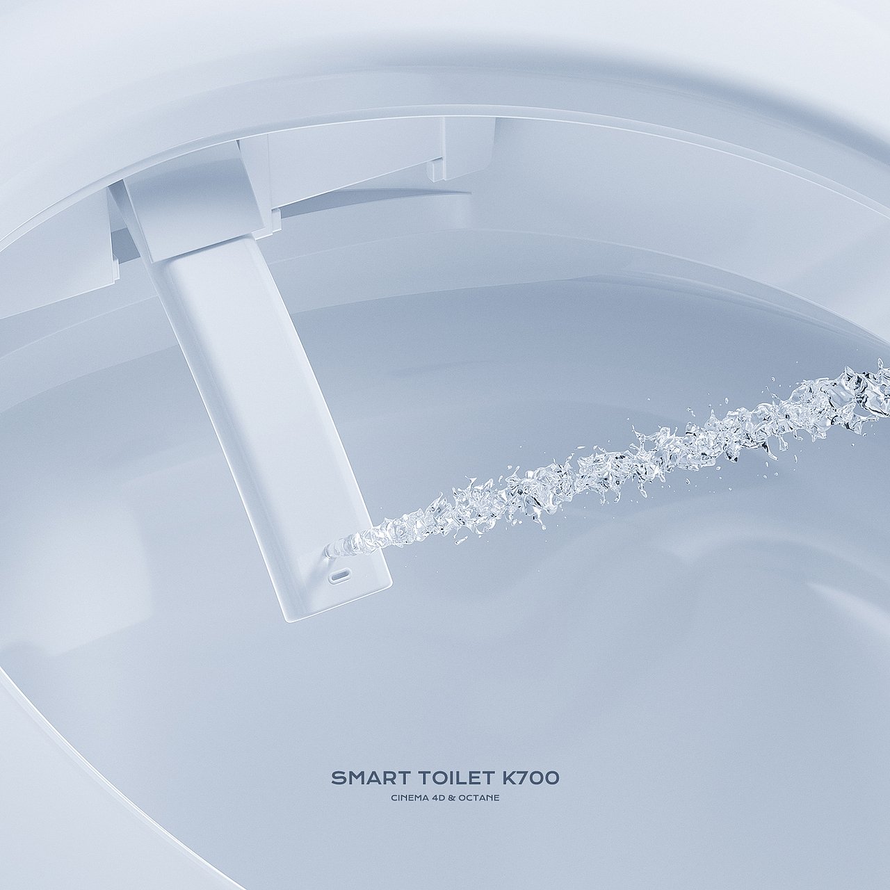 淋浴花洒&马桶产品渲染