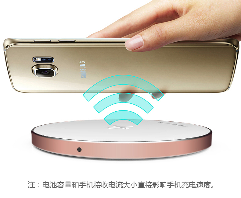 倍思 锋芒系列 圆形无线充电底座