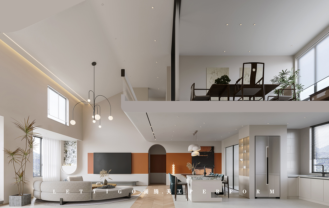 现代|简约|奶油风|别墅