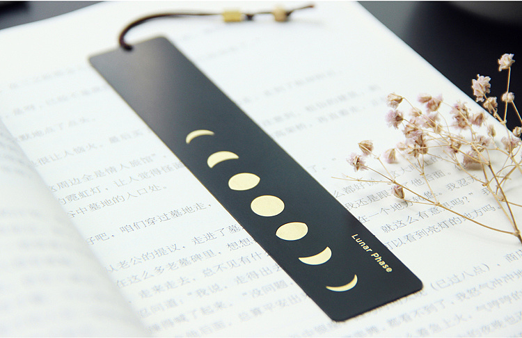 半方《月相·月盈》系列手工书签