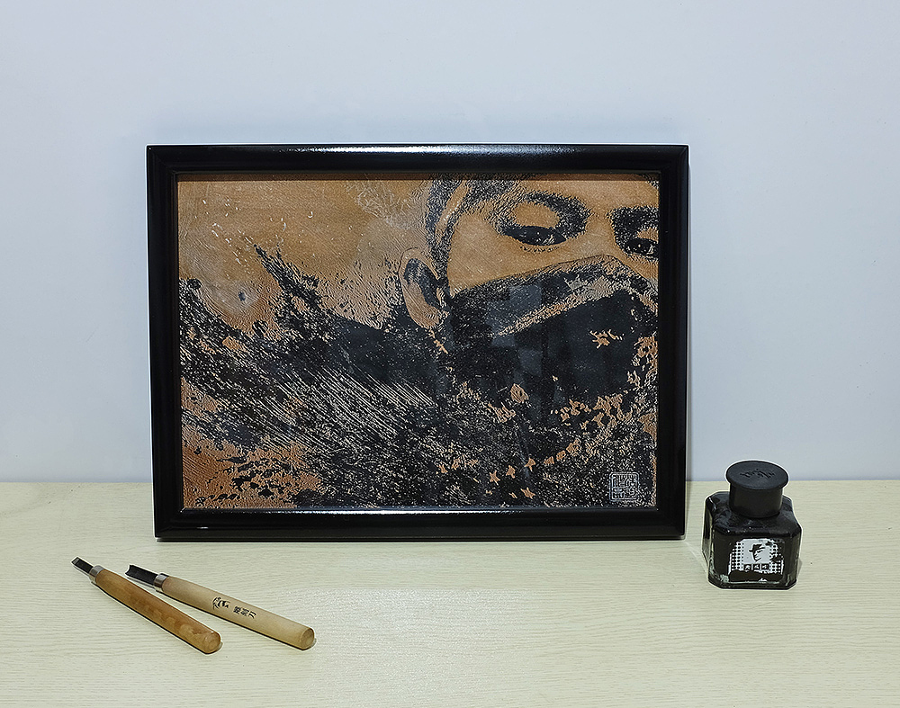 木刻画试验品No.4（图ZNDMyMTI0Mjg=） - 绘画 - 站酷设计师春和绘原创素材 - 站酷ZCOOL