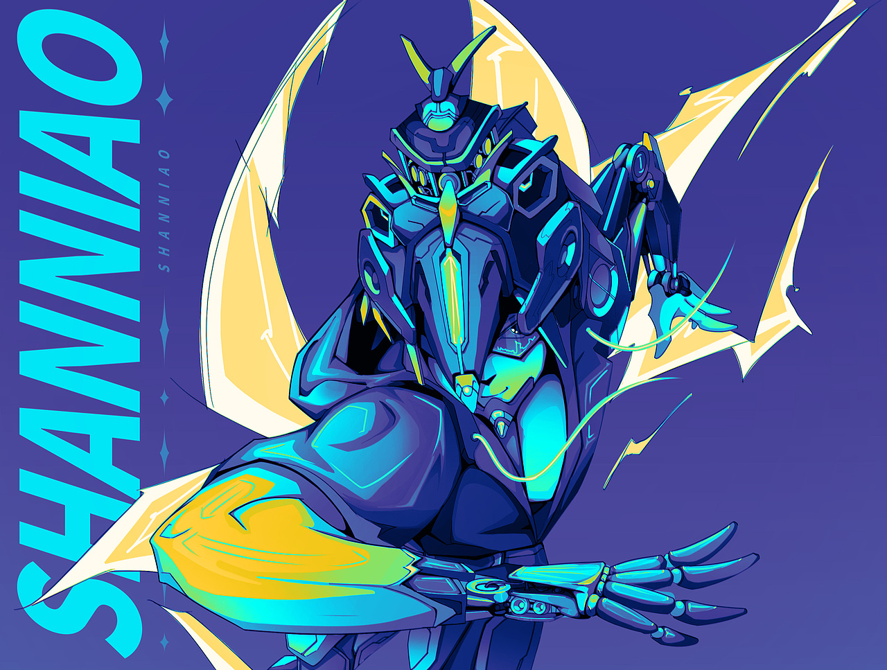 <Cybermaker>机械角色插画