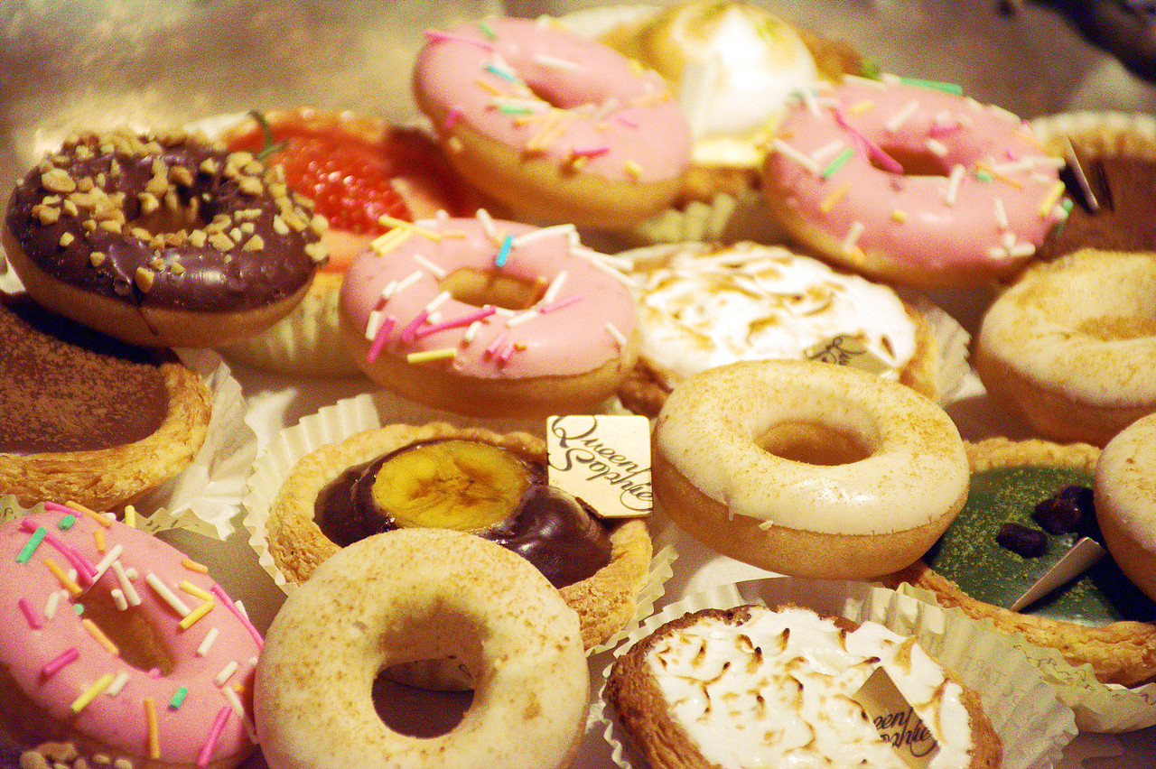 还是颜色并不诱人的甜甜圈