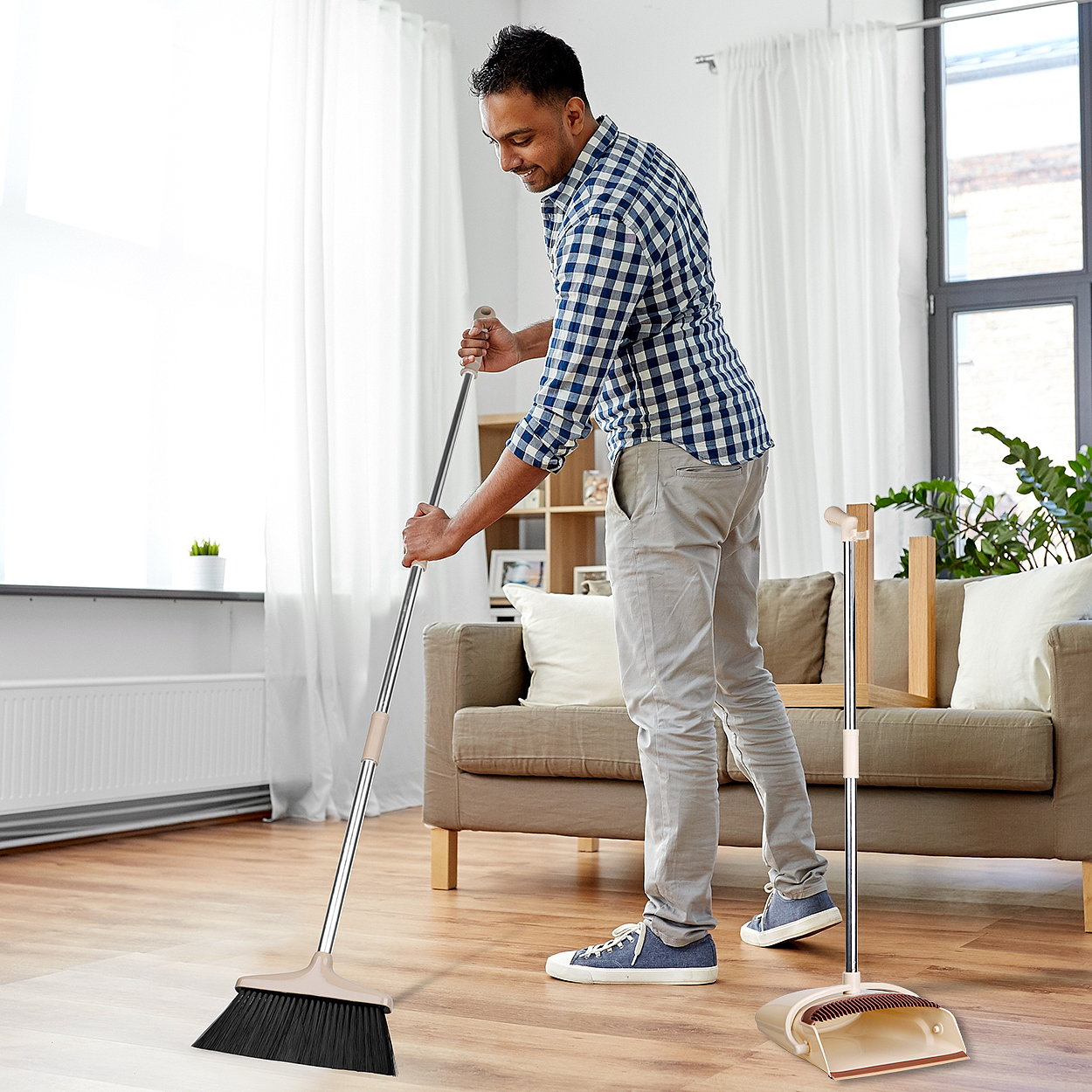 扫把 亚马逊 主图