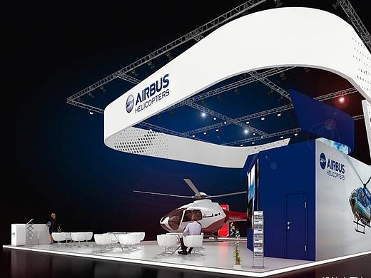 直升机科技展位设计