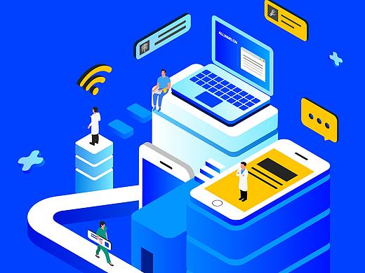 品牌插画-Med. Information（个人主页-ZMjY1NzY3MDA=） - 品牌 - 站酷设计师leecheez原创素材 - 站酷ZCOOL