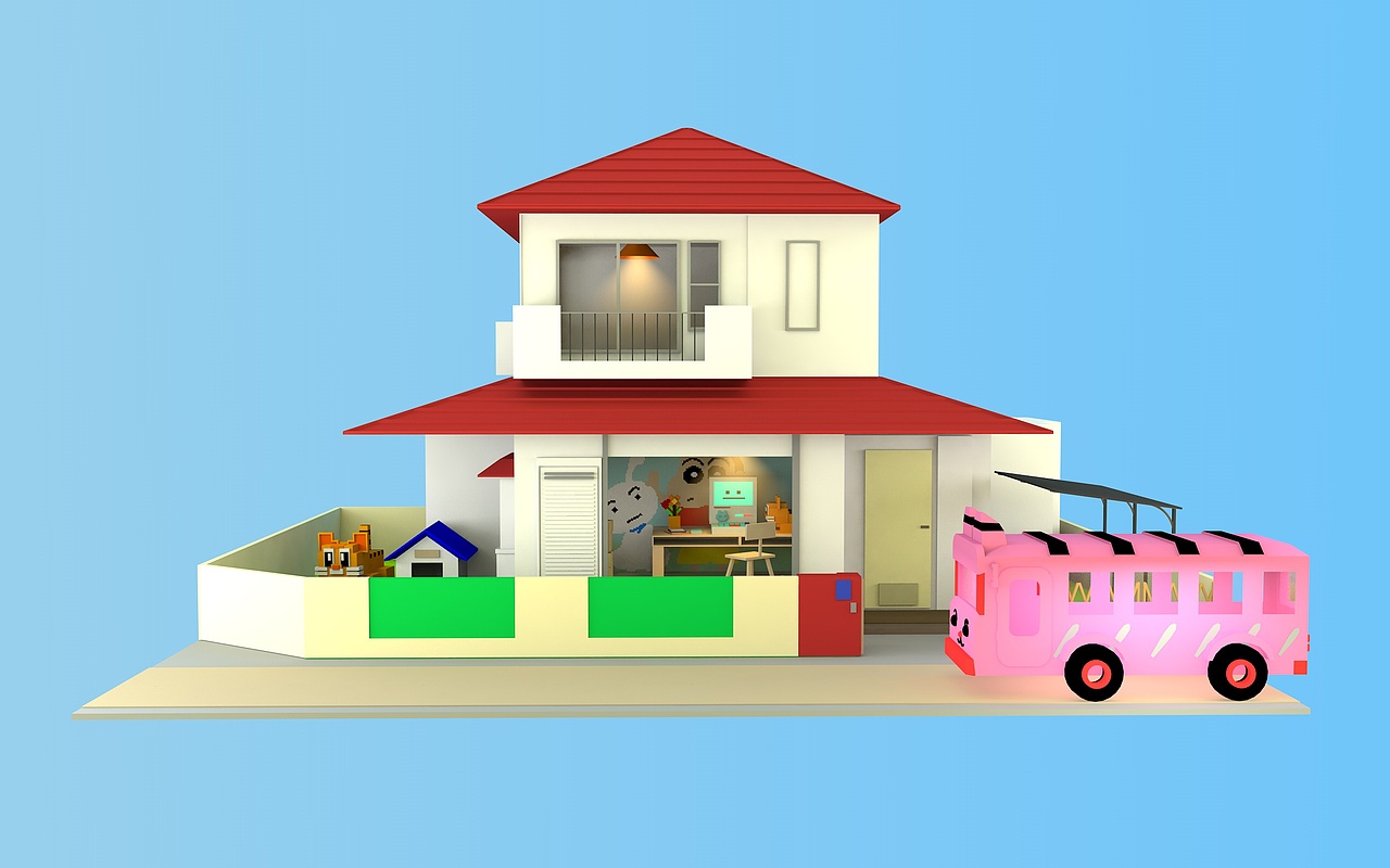 蜡笔小新 | C4D | 野原 しんのすけ