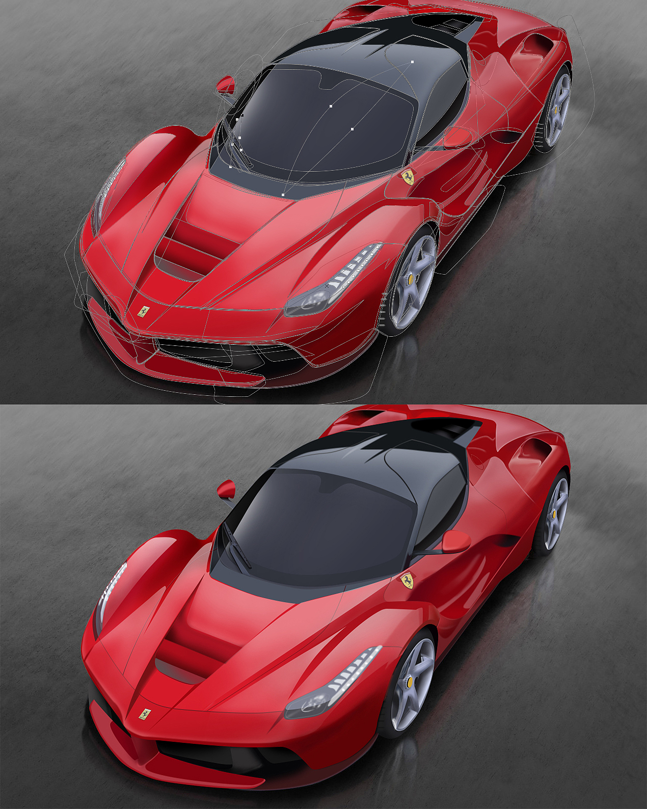 鼠绘法拉利跑车（图ZMTE0MTA2MTQw） - 其他UI - 站酷设计师火华设计原创素材 - 站酷ZCOOL