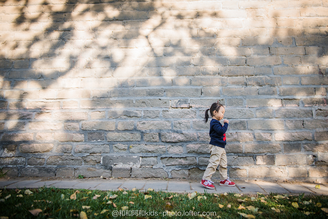 地坛公园的银杏和酒窝妞妞|北京儿童摄影|外景约拍