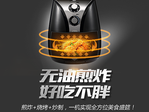 美的空气炸锅众筹H5页面