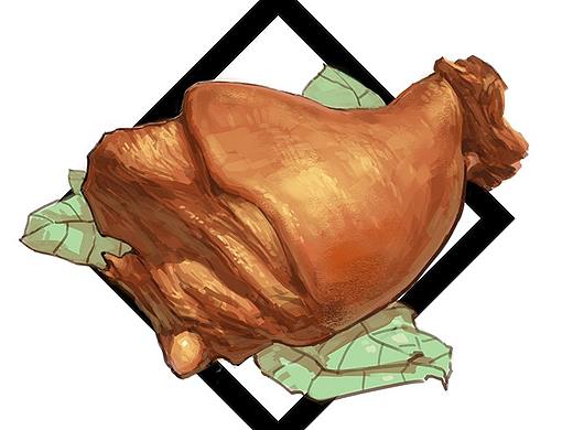 熟食店插画