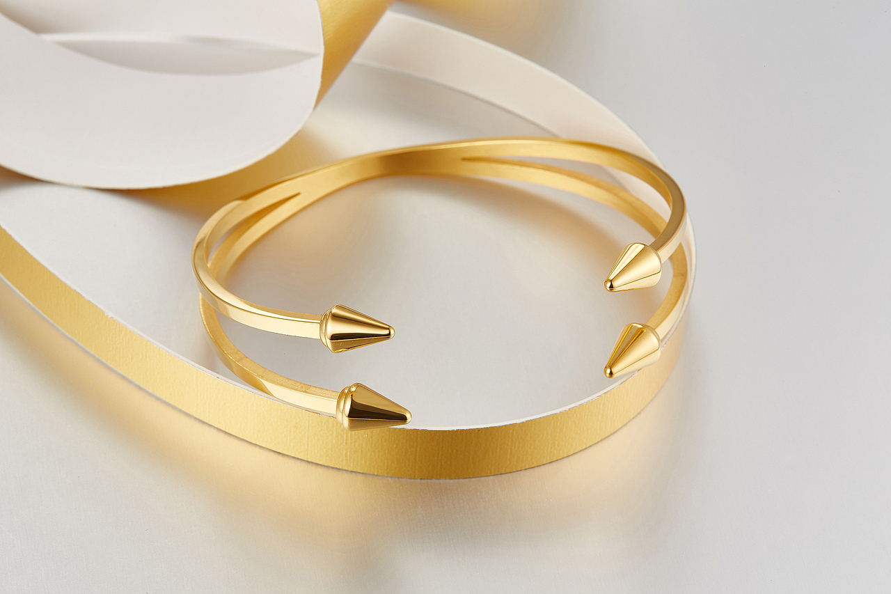 商业珠宝黄色场景首饰拍摄