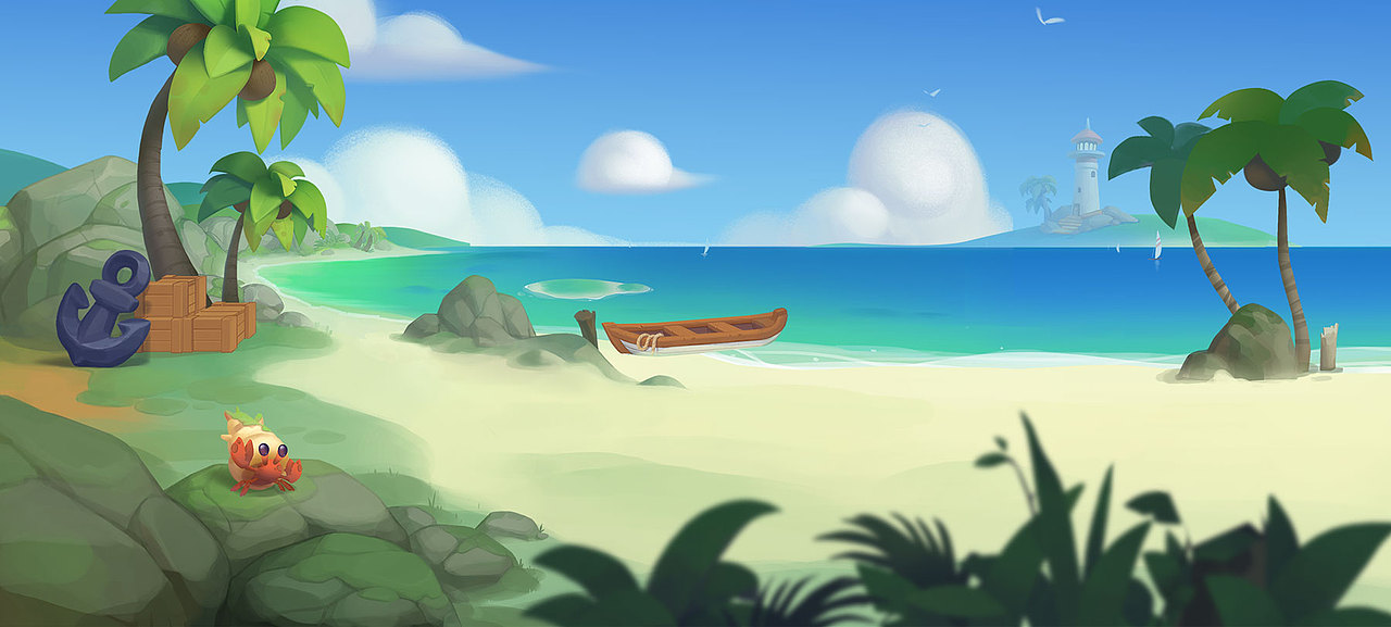 欧美风格游戏场景|插画|游戏原画|王的沙发 - 原创作品 - 站酷 (zcool