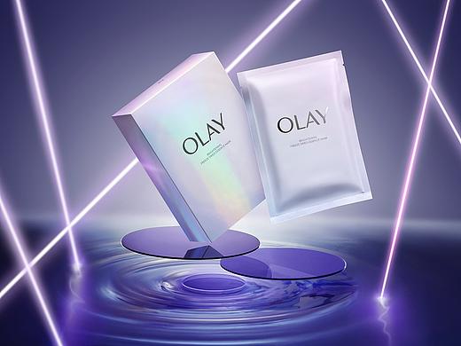 OLAY 冻干面膜KV I 美妆拍摄
