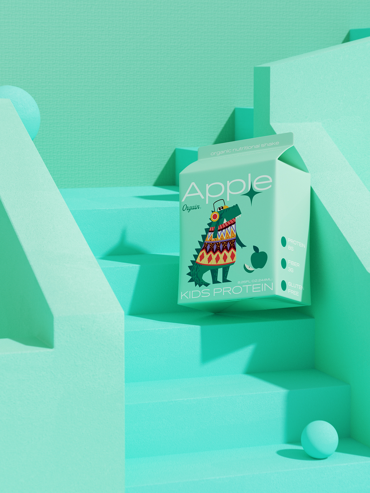 Orgain奶昔包装设计