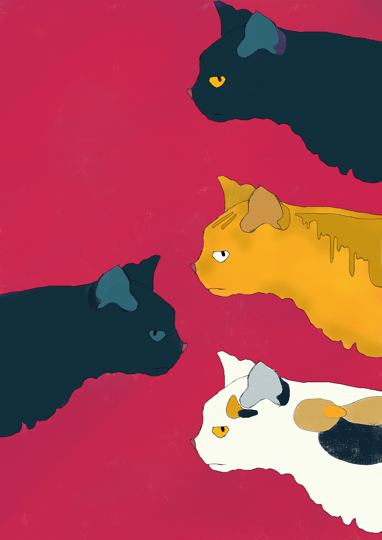 喵喵喵喵|平面|海报|园小胖 - 原创作品 - 站酷 (zcool)