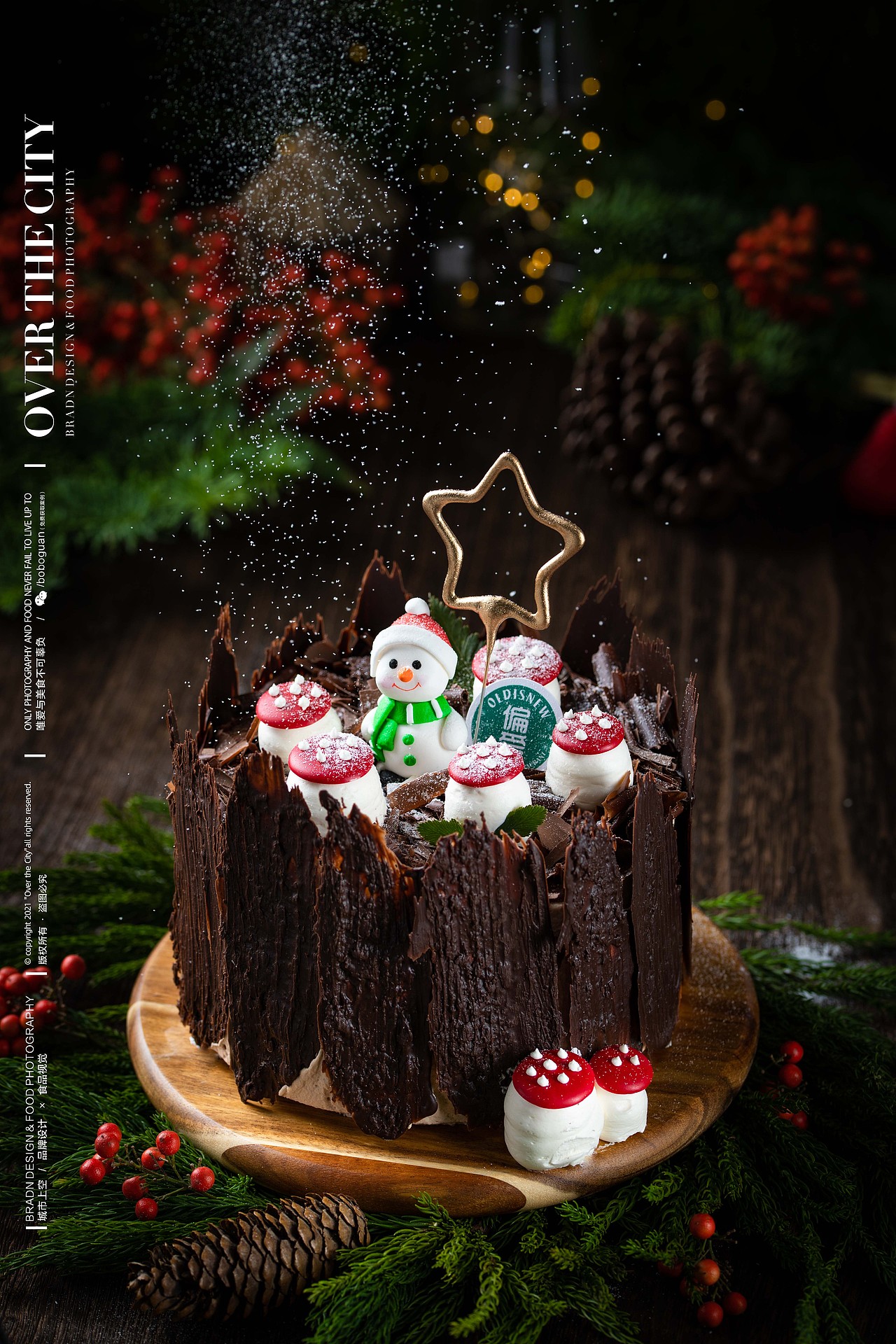 圣诞蛋糕拍摄🎂