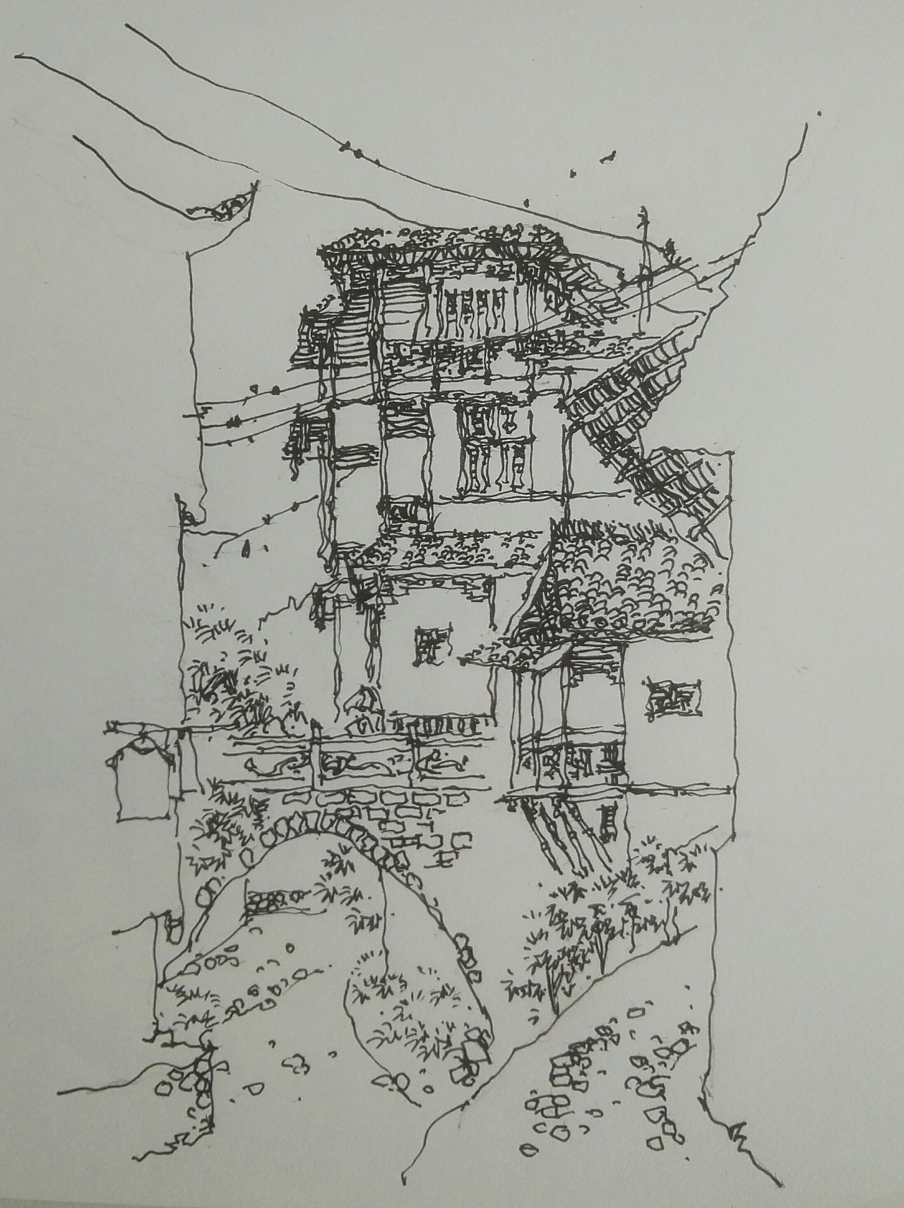 湘西德夯苗寨,边城写生