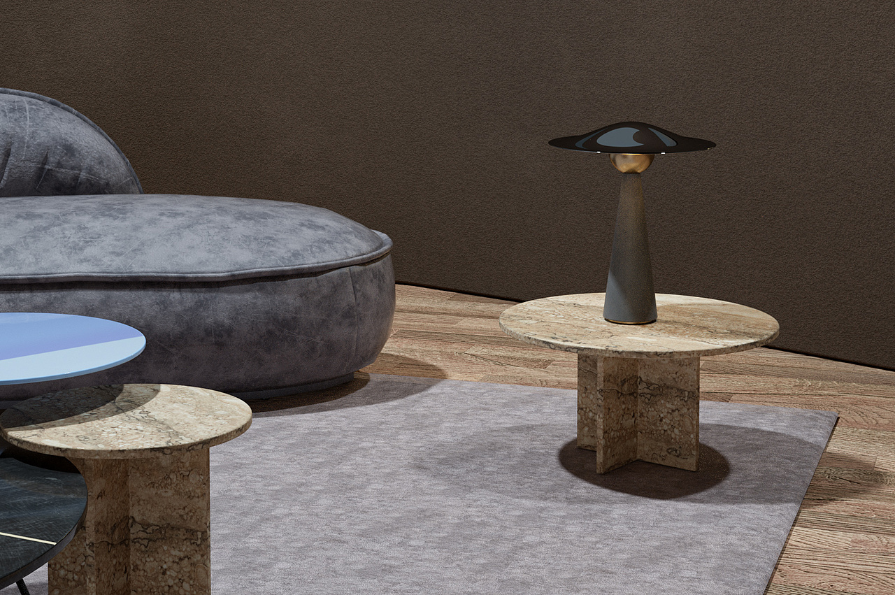 亚弧台灯 | 清水混凝土轻奢艺术设计（图ZMjcyMDA2NjUy） - 生活用品 - 站酷设计师觉一FONE原创素材 - 站酷ZCOOL