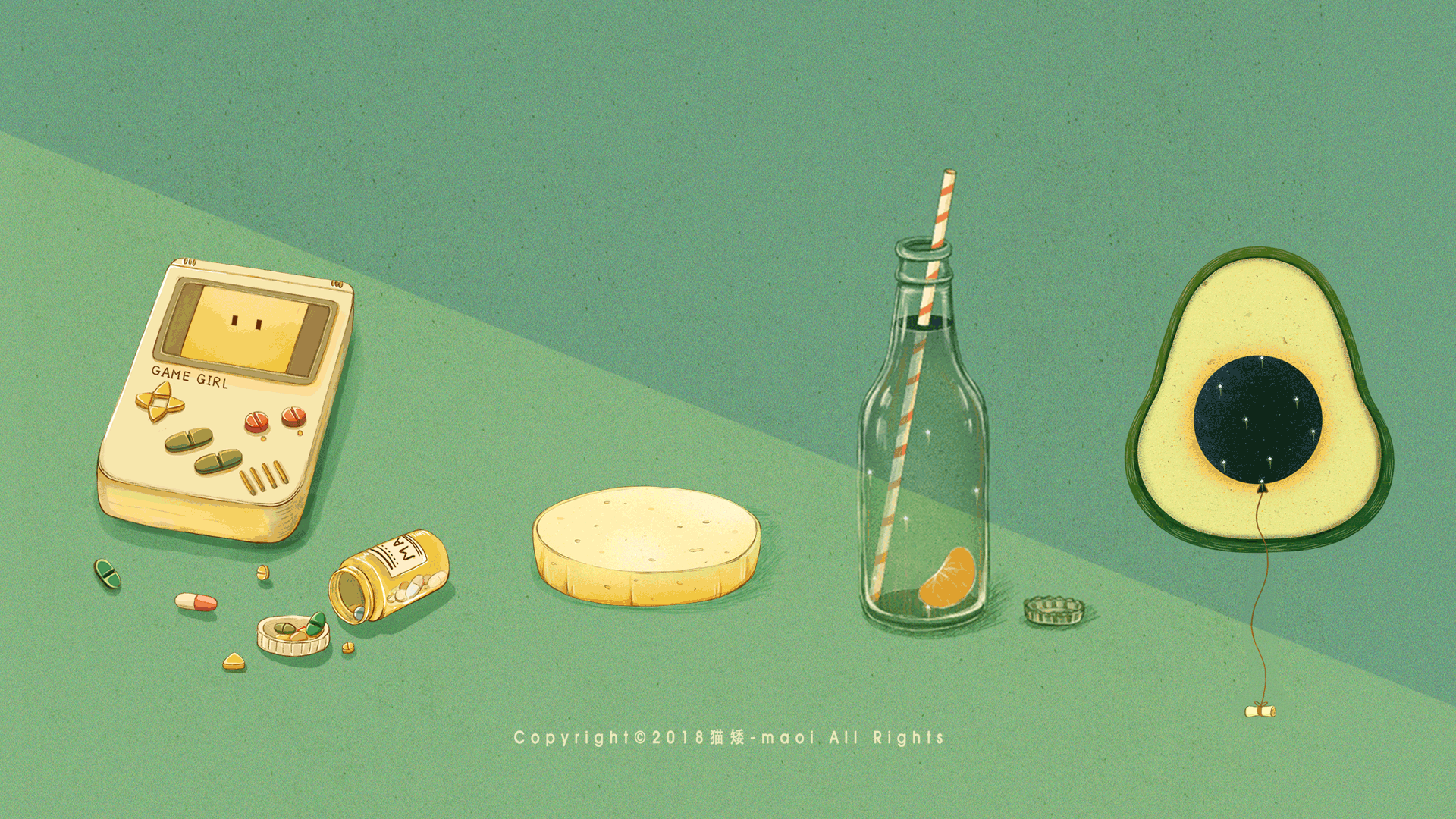 不存在的恋人へ（图ZMTMzODcwNTAw） - 商业插画 - 站酷设计师猫矮_MAOI原创素材 - 站酷ZCOOL