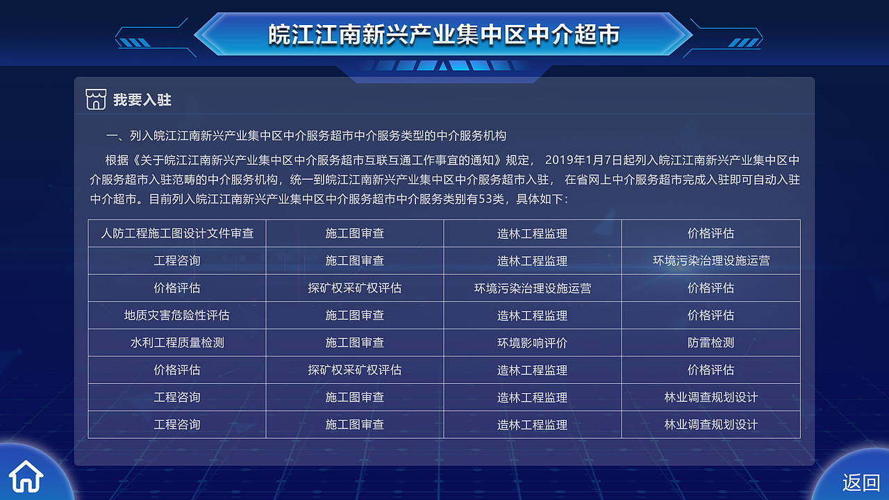 中介超市落地触摸屏