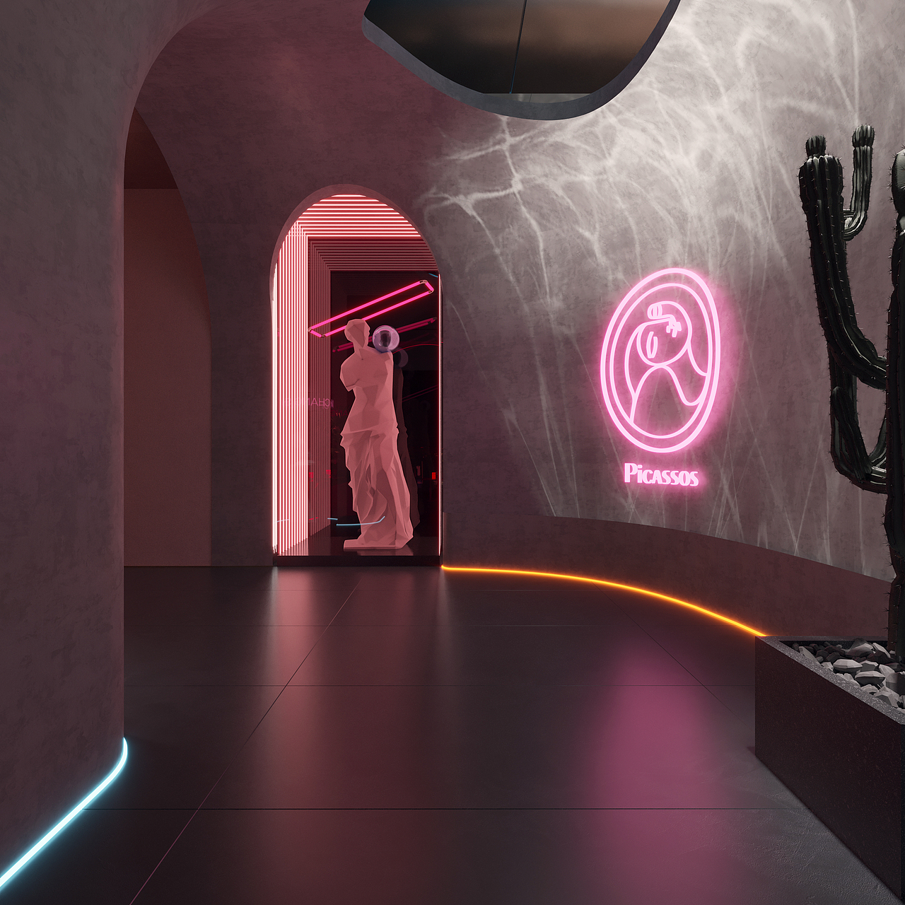 石家庄毕加索酒吧（图ZMzQyMjcxNTM2） - 商业空间设计 - 站酷设计师QlHudesign原创素材 - 站酷ZCOOL