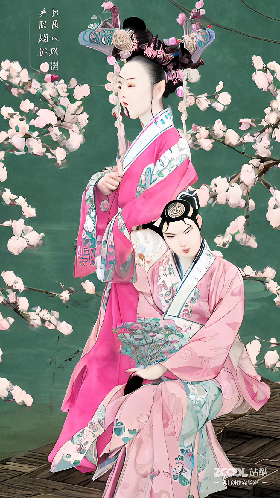 #AI创作实验室#如梦令·无计挽韶光（图ZMzIzODE3Mjgw） - AI作品 - 站酷设计师拿铁不加糖Pro原创素材 - 站酷ZCOOL