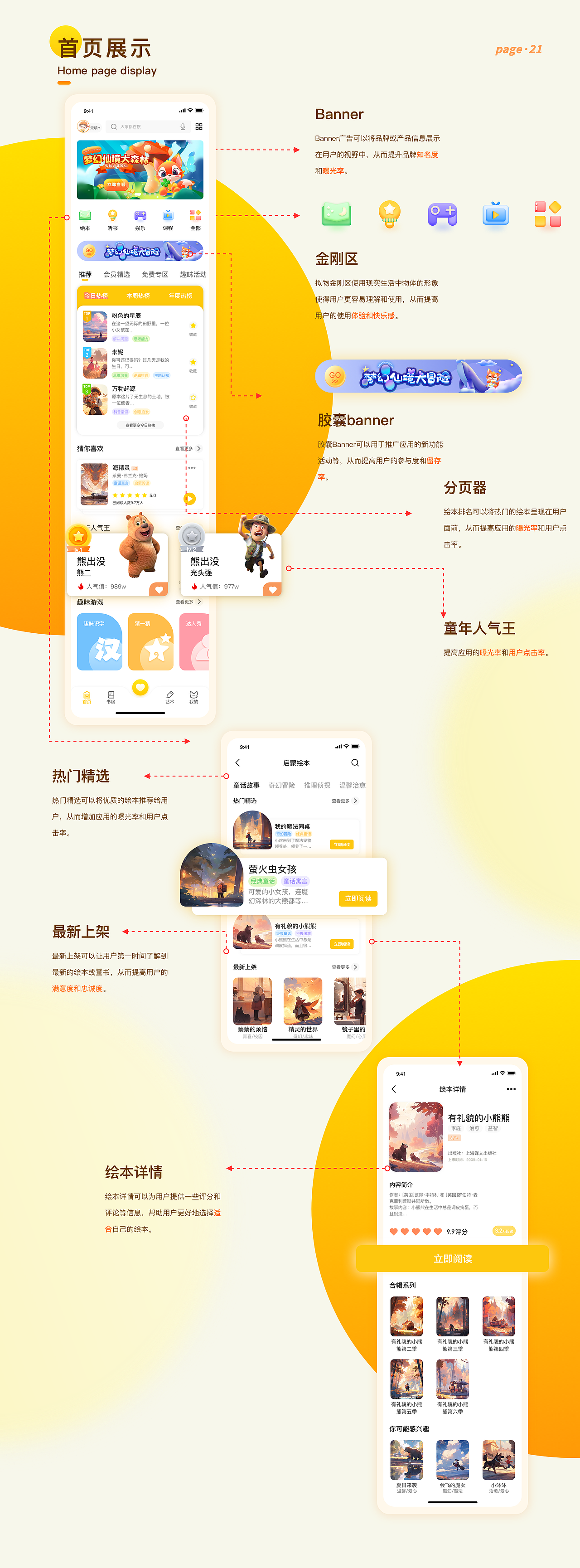 绘绘狐启蒙APP · 儿童启蒙绘本（图ZMzQ1MjEwNzA4） - APP界面 - 站酷设计师爱睡觉的斑马哈原创素材 - 站酷ZCOOL