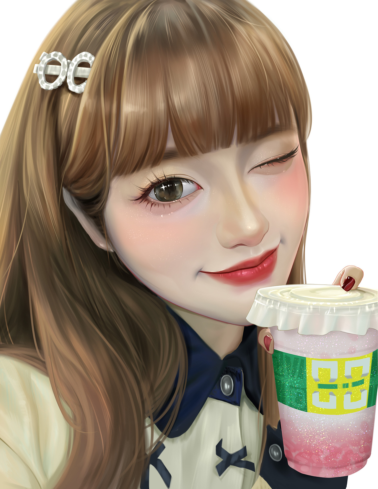 网红风 照片转手绘