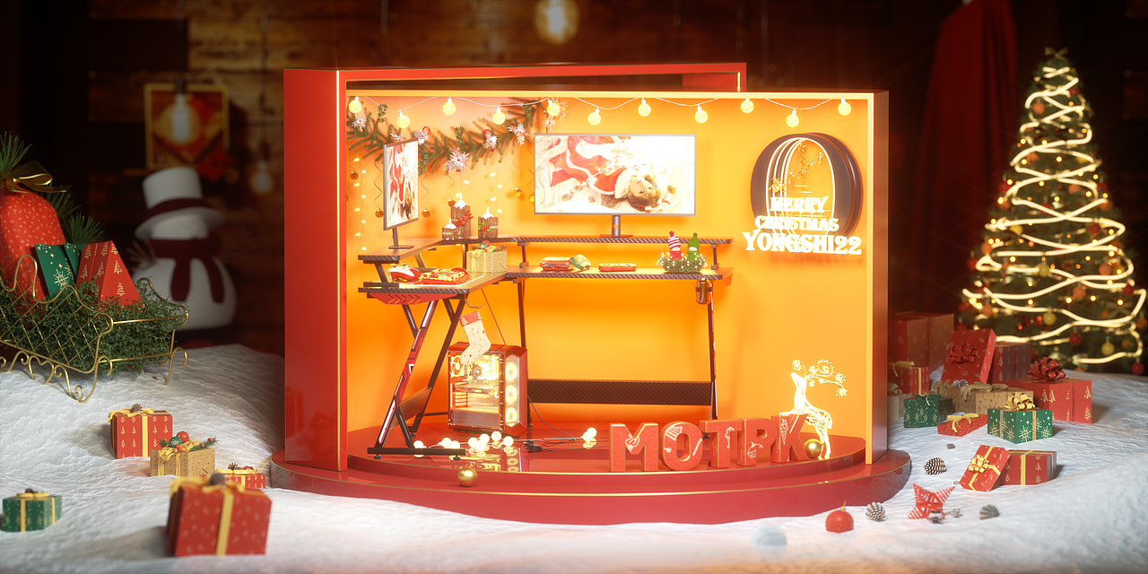 C4D创意圣诞海报 节日氛围（图ZMzIzOTQ0ODYw） - 产品 - 站酷设计师梦西游原创素材 - 站酷ZCOOL