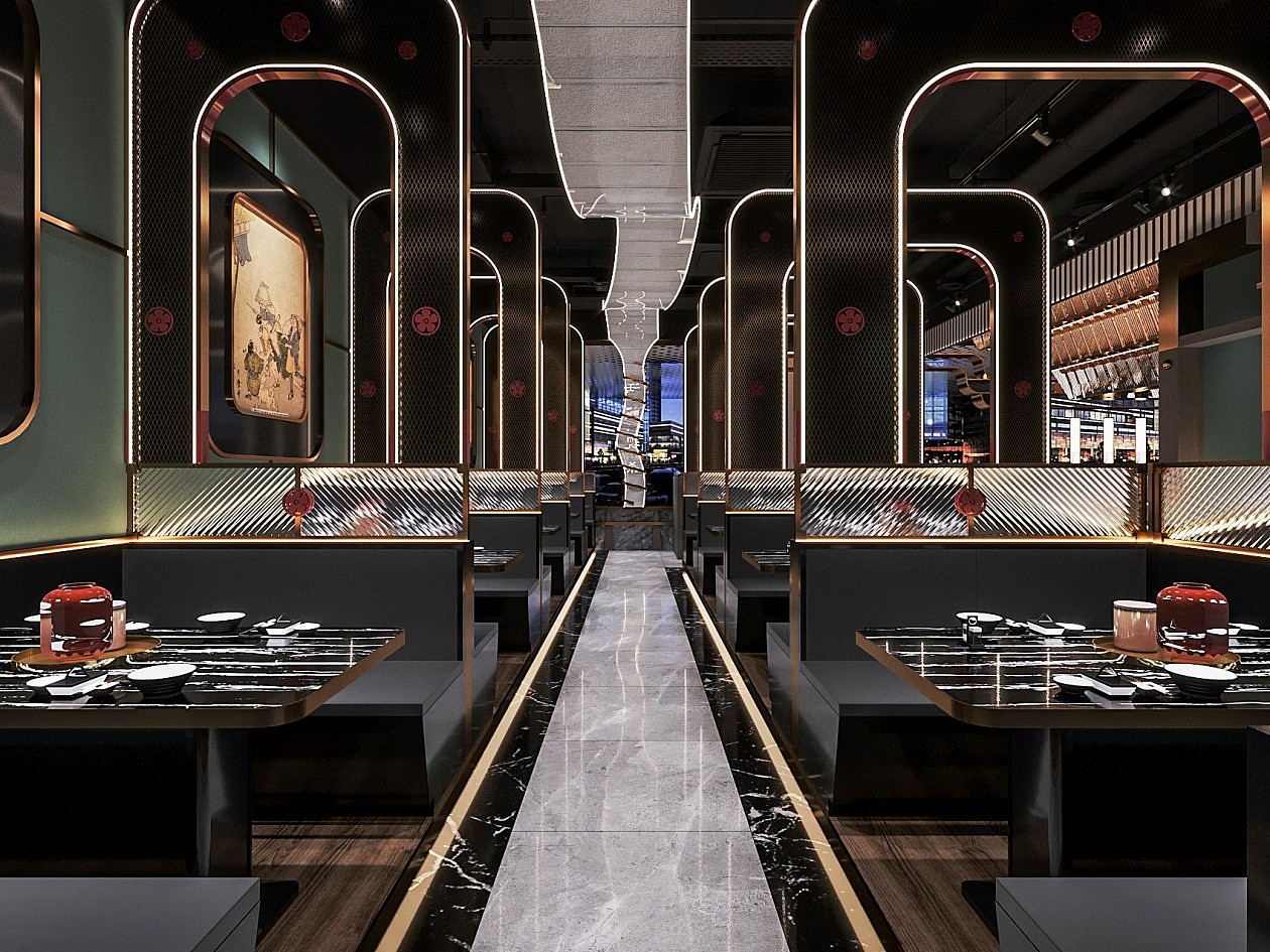 现代餐厅（图ZMzA0MjMzMTEy） - 建筑设计 - 站酷设计师豆豆abc原创素材 - 站酷ZCOOL