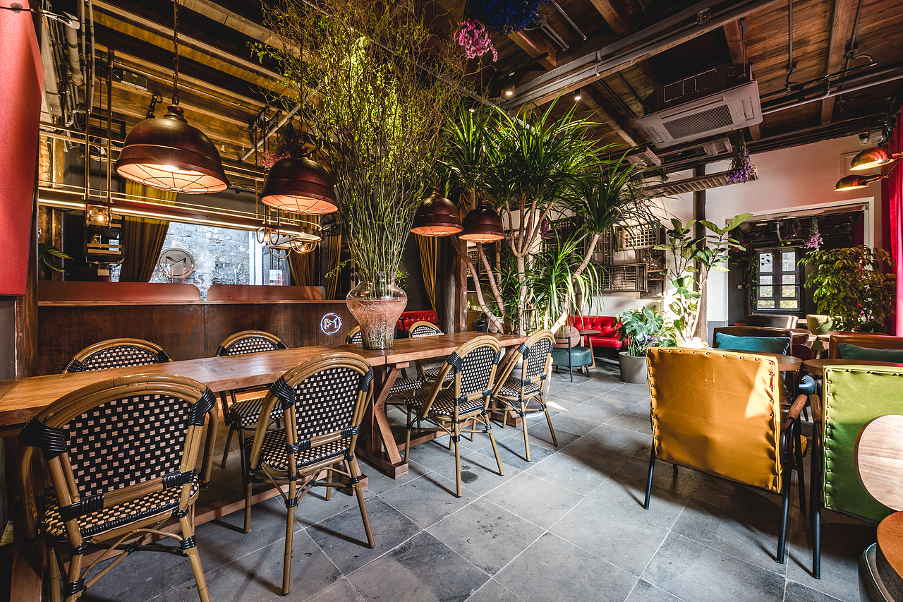 空間案例 | 抹胭脂·蜜悅——水色江南（圖ZMzEyMjE2NjM2） - 酒店餐飲設(shè)計 - 站酷設(shè)計師有劃設(shè)原創(chuàng)素材 - 站酷ZCOOL