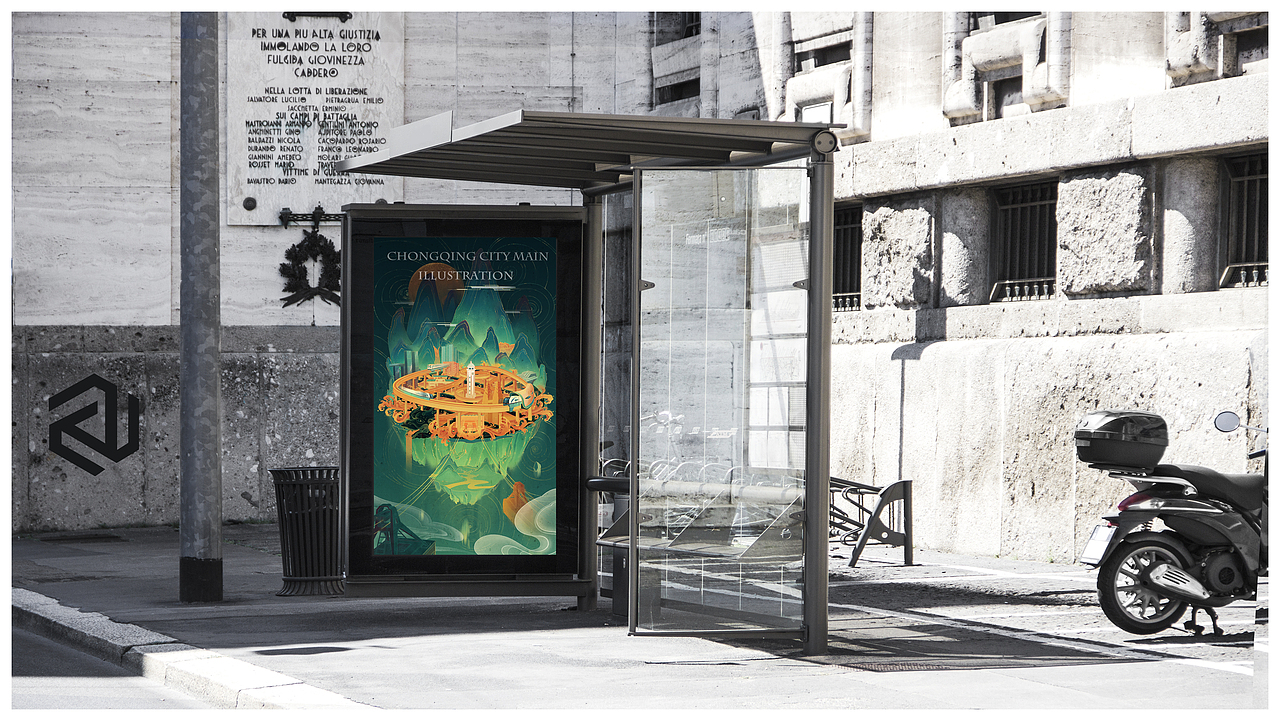 【魔幻之都—重庆】（图ZMzA3NDA2NDY4） - 创作习作 - 站酷设计师故里Ya1原创素材 - 站酷ZCOOL