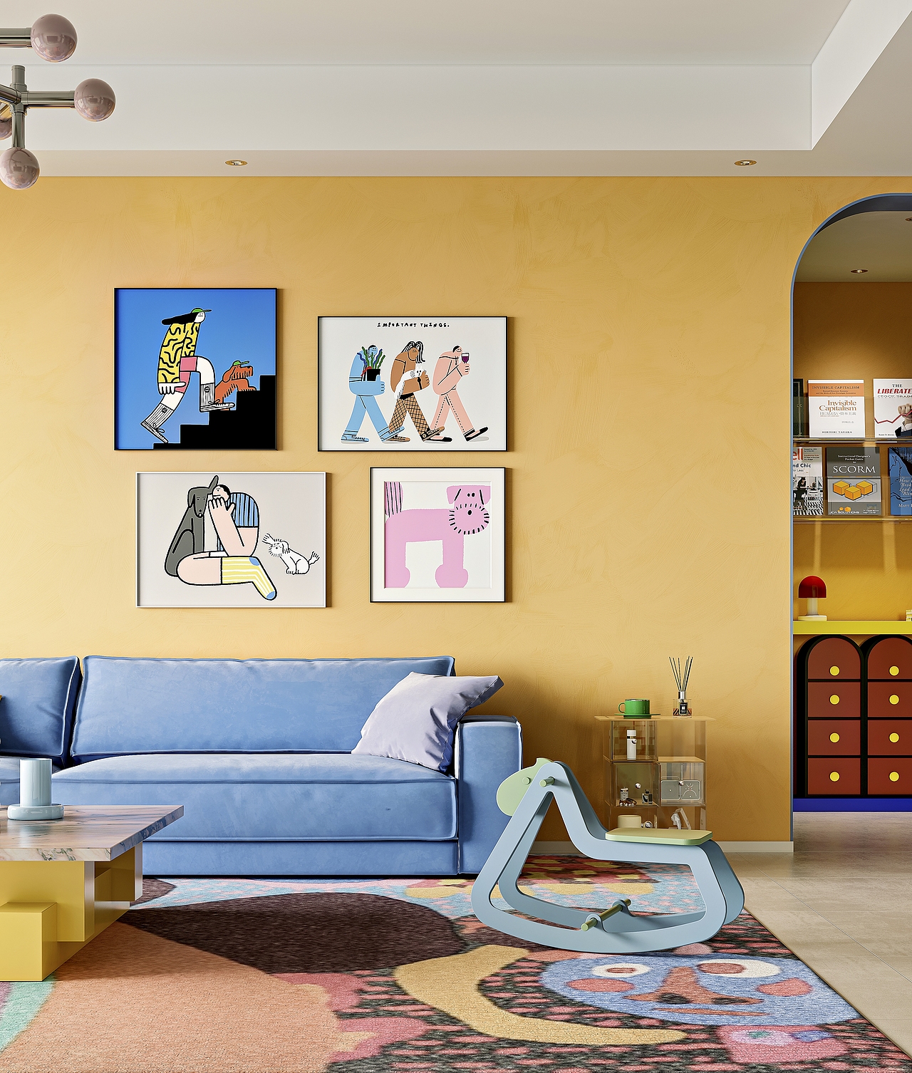 多巴胺还是孟菲斯呢？（图ZMzcwMzU3MzI4） - 家装设计 - 站酷设计师第十人称丶原创素材 - 站酷ZCOOL