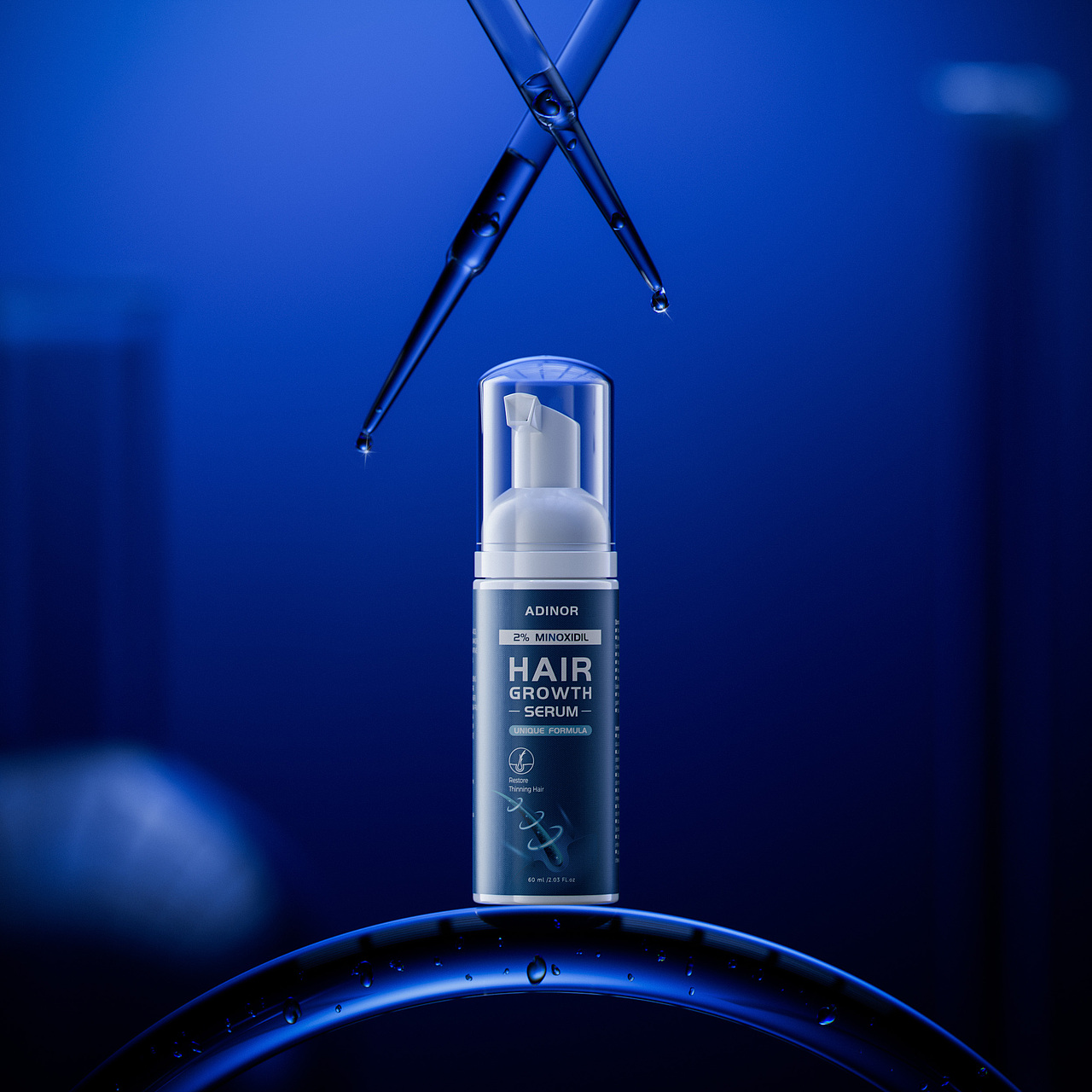 亚马逊渲染套图 生发液