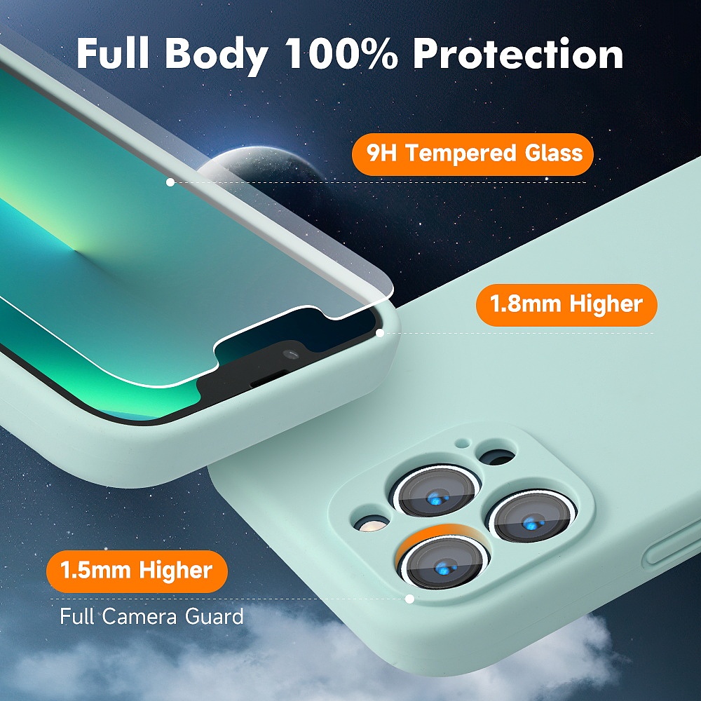 亚马逊精孔硅胶手机壳主图设计