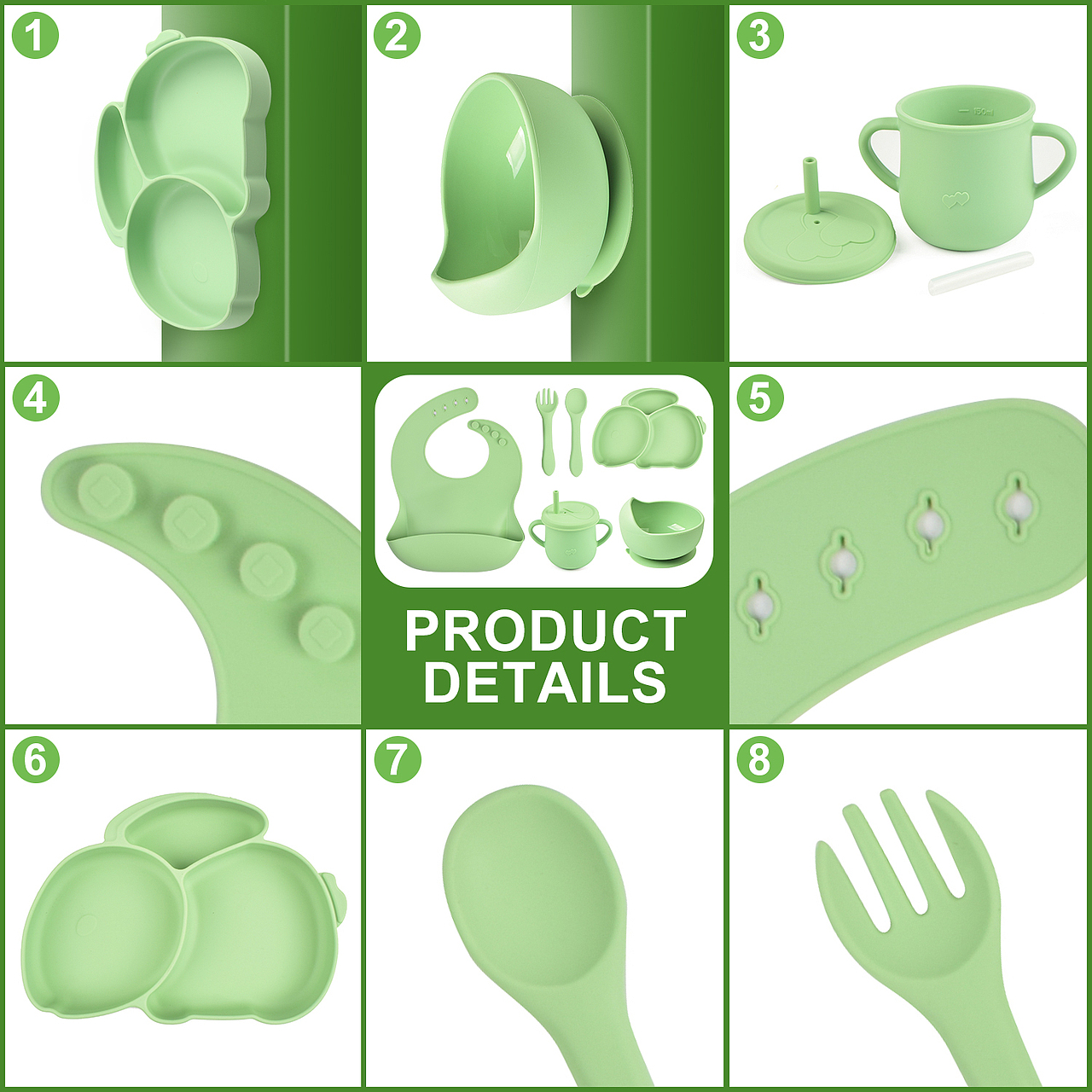 婴童餐具套装 | 亚马逊