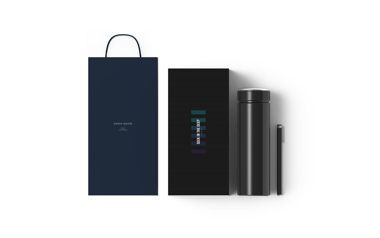 四款系列杯礼盒包装设计