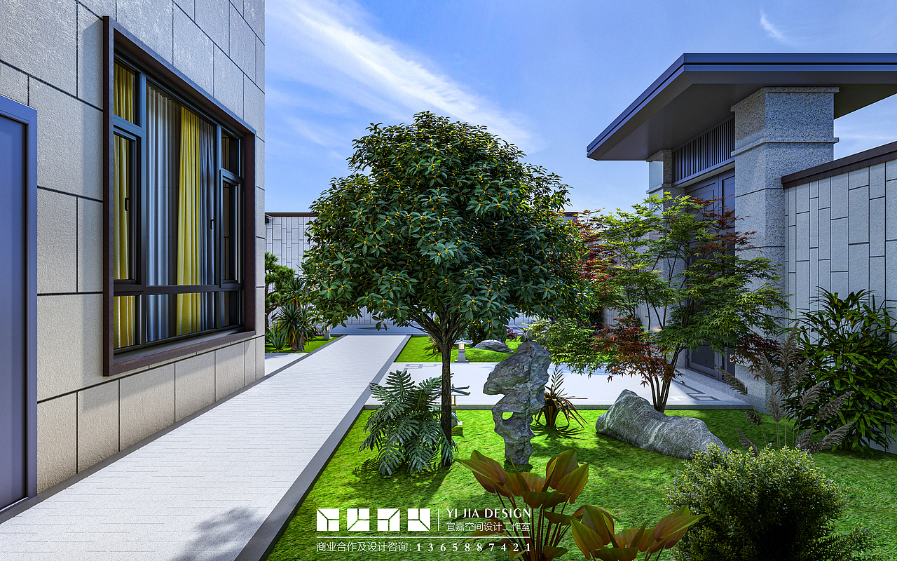 雅居乐合院景观设计（图ZMjQwOTg0NzE2） - 景观设计 - 站酷设计师宜嘉空间设计杨辅原创素材 - 站酷ZCOOL