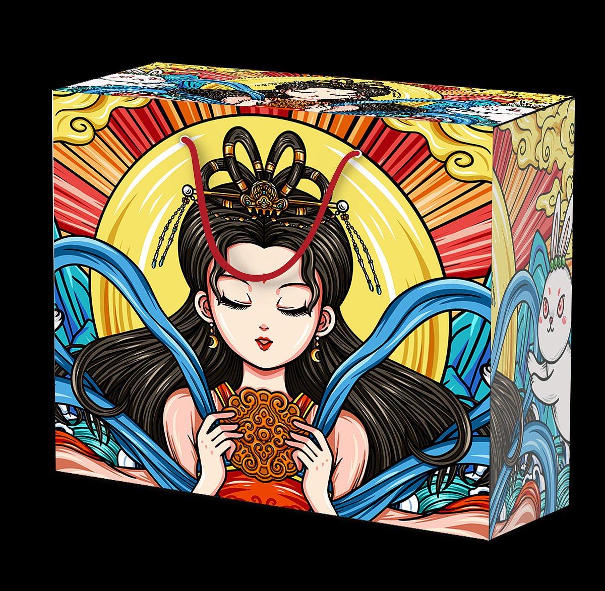 中秋国潮包装（图ZMjYzNTI1MzM2） - 商业插画 - 站酷设计师zhouwoani原创素材 - 站酷ZCOOL
