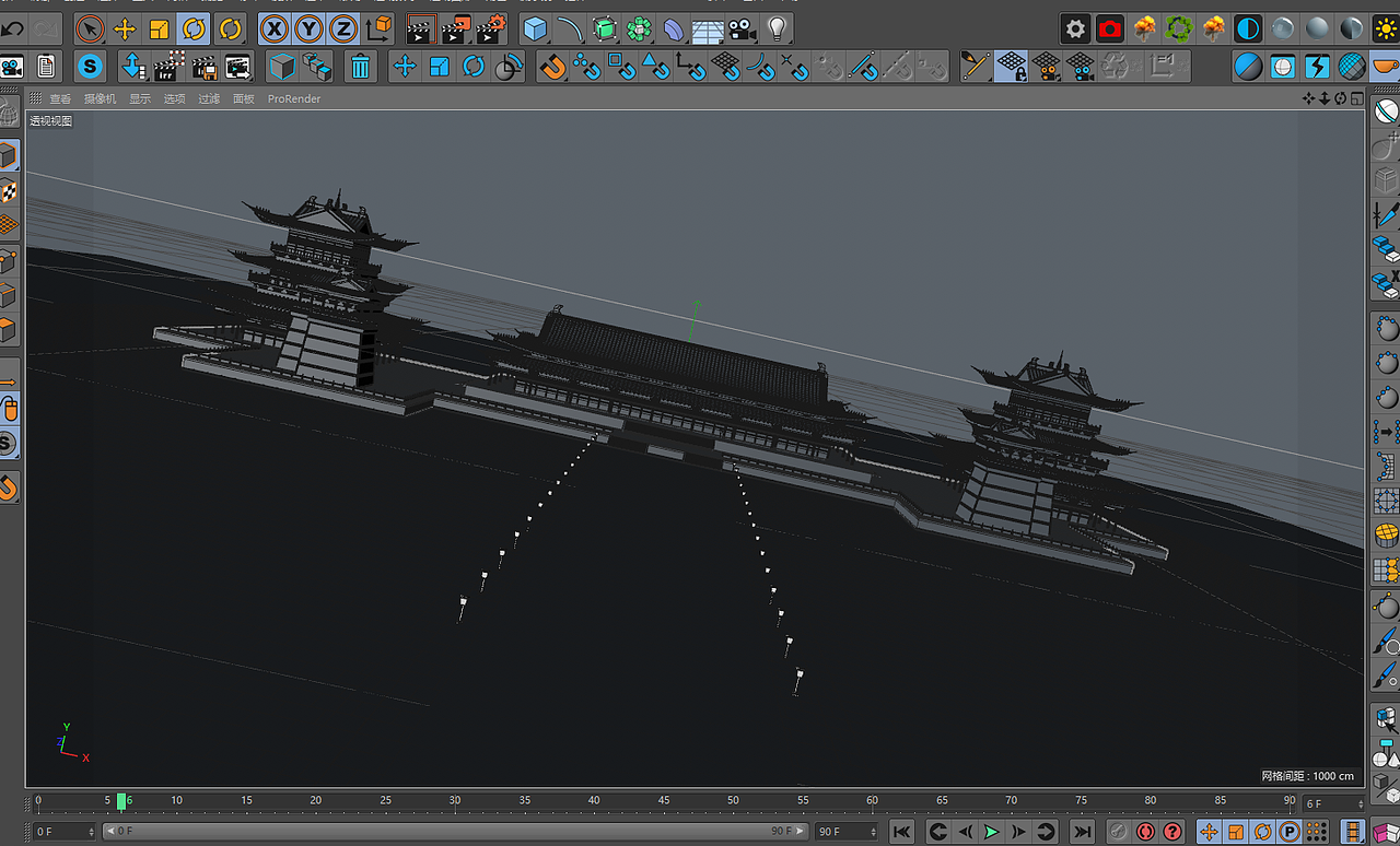c4d古建（图ZMTE0NDg1MDU2） - 建筑/空间 - 站酷设计师如何生存原创素材 - 站酷ZCOOL