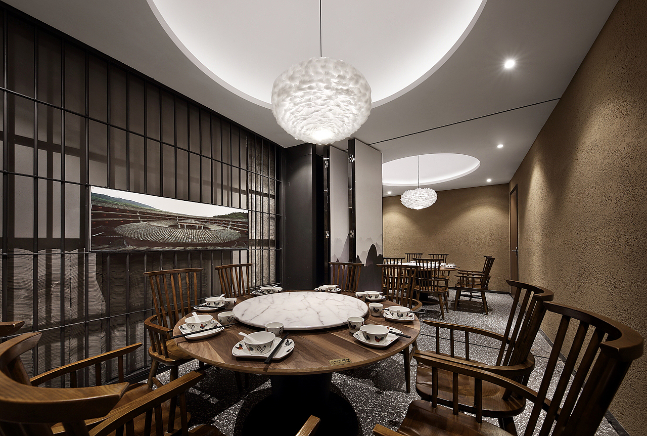 客家餐厅设计：有一种幸福叫，吃客家菜，做客家人（图ZMTc5ODQ1MjQ4） - 酒店餐饮设计 - 站酷设计师艺鼎装饰设计原创素材 - 站酷ZCOOL