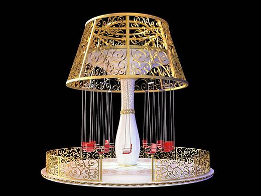 台灯 商场美陈dp 娱乐设施美陈 开业美陈 广场美陈