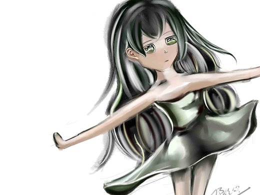 自设芭蕾小女孩