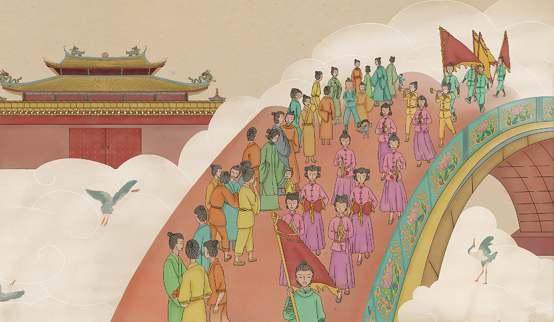 闽南抬神节文化（图ZMjEyNjIyNTg4） - 商业插画 - 站酷设计师麻糍原创素材 - 站酷ZCOOL