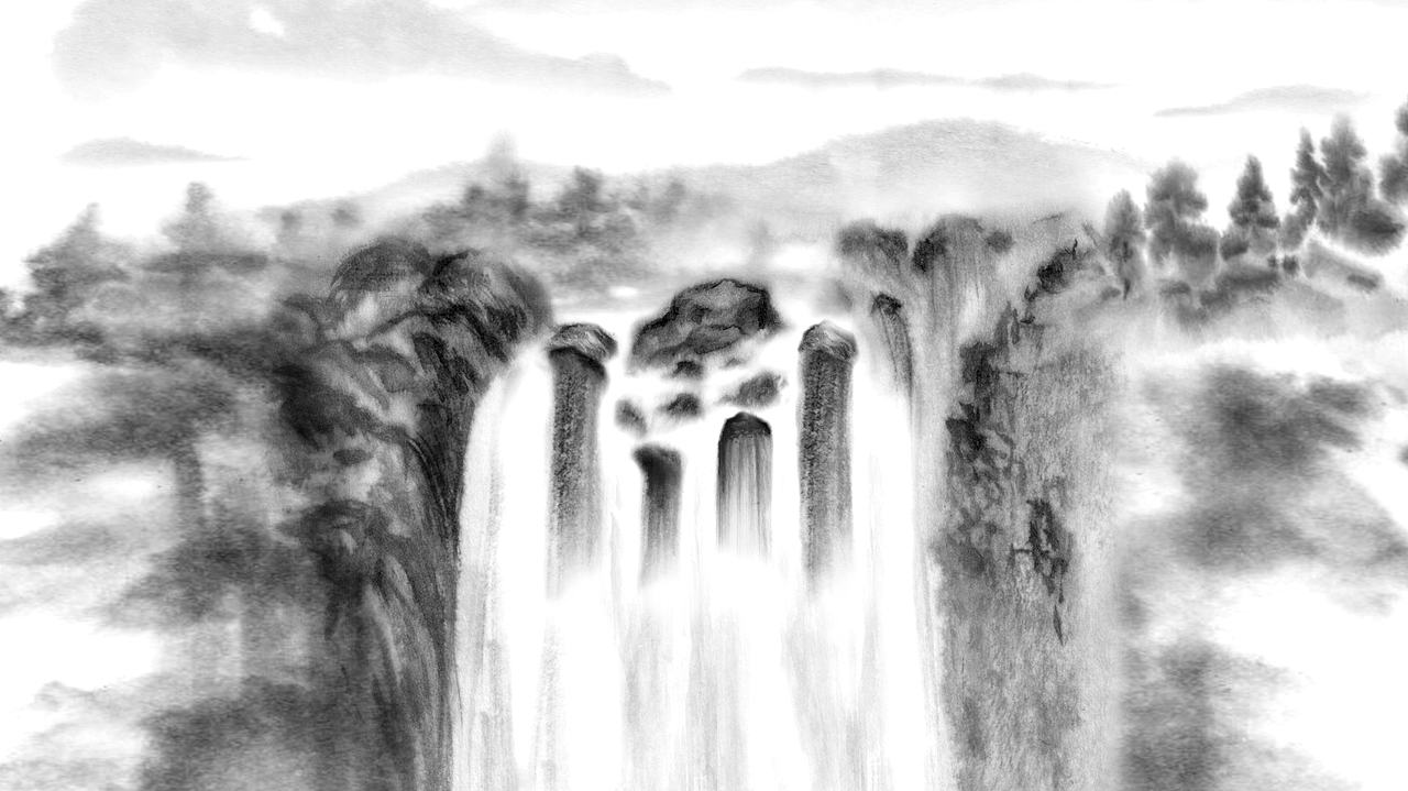 飞流直下（图ZMjI0NjE5MTQ4） - 海报 - 站酷设计师快乐王子0019原创素材 - 站酷ZCOOL